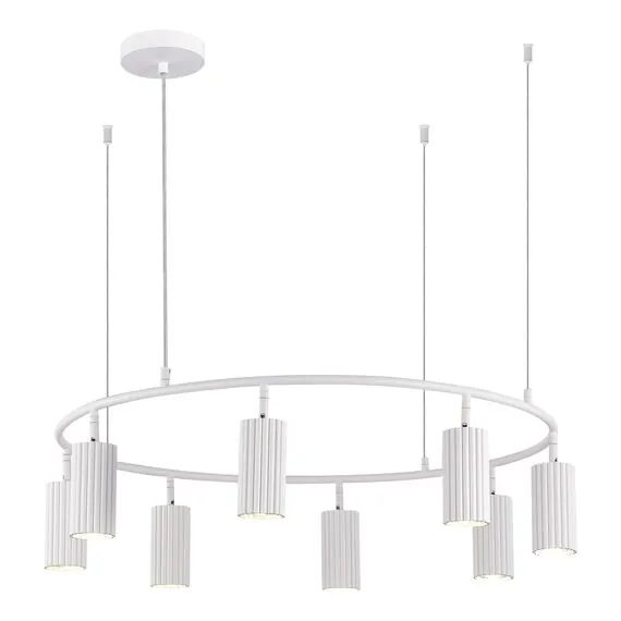 ST LUCE SL1213.503.08 Светильник подвесной ST-Luce Белый/Белый GU10 8*5W 4000K, изображение 2