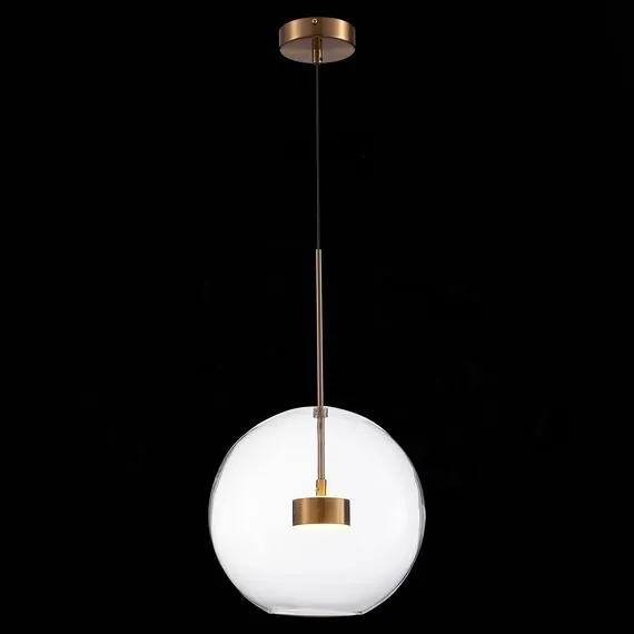 ST LUCE SL1133.223.01 Светильник подвесной ST-Luce Латунь/Прозрачный LED 1*14W 3000K, изображение 3
