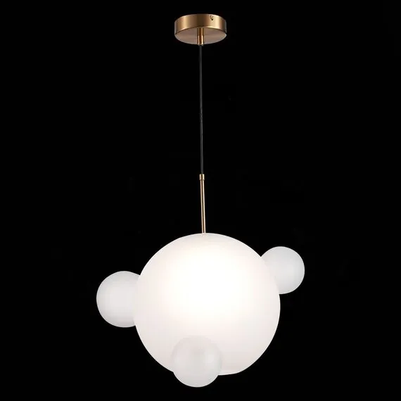 ST LUCE SL1133.503.01 Светильник подвесной ST-Luce Латунь/Белый E27 1*60W, изображение 3