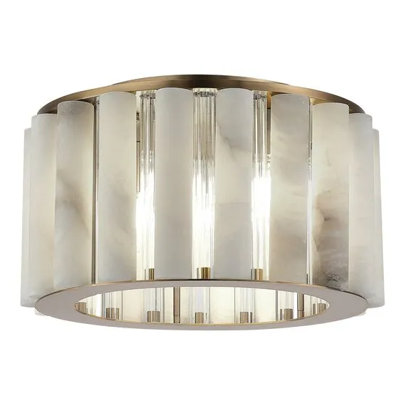 ST LUCE SL1516.302.06 Светильник потолочный ST-Luce Бронза, Прозрачный/Белый алебастр E14 6*40W, изображение 4