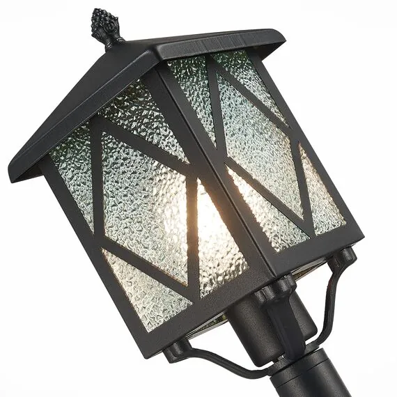 ST LUCE SL084.415.01 Светильник уличный наземный ST-Luce Черный/Черный, Прозрачный E27 1*60W, изображение 3