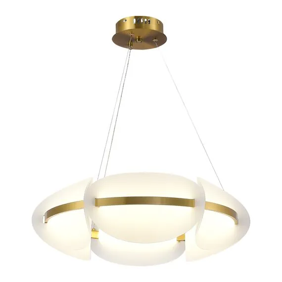 ST LUCE SL1304.203.45 Люстра подвесная ST-Luce Золотистый/Белый LED 1*45W 3000K, изображение 2