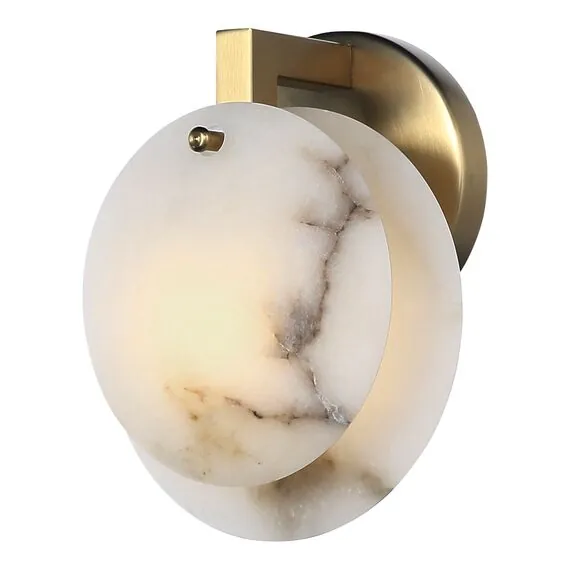 ST LUCE SL1520.301.01 Светильник настенный ST-Luce Латунь/Алебастр G9 1*5W 4000K, изображение 2