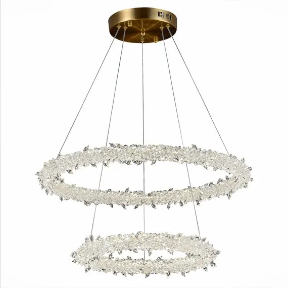 ST LUCE SL6105.203.02 Люстра подвесная ST-Luce Золотистый/Прозрачный LED 1*80W 3000 - 6500K, изображение 8