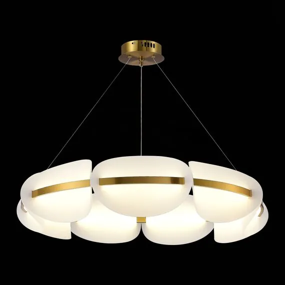 ST LUCE SL1304.203.56 Люстра подвесная ST-Luce Золотистый/Белый LED 1*56W 3000K, изображение 4