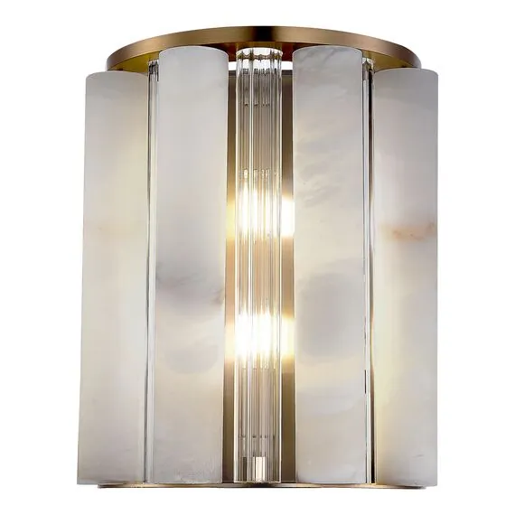 ST LUCE SL1516.301.02 Светильник настенный ST-Luce Бронза, Прозрачный/Белый алебастр G9 2*5W, изображение 5