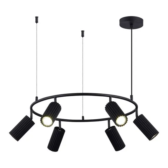 ST LUCE SL1213.403.06 Светильник подвесной ST-Luce Черный/Черный GU10 6*5W 4000K, изображение 3