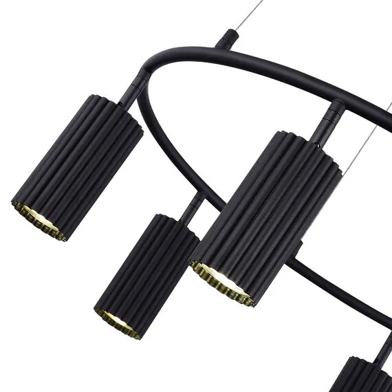 ST LUCE SL1213.403.06 Светильник подвесной ST-Luce Черный/Черный GU10 6*5W 4000K, изображение 7