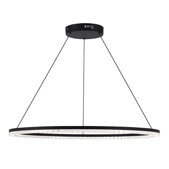 ST LUCE SL1018.413.01 Светильник подвесной ST-Luce черный/прозрачный LED 1*54W 4000K, изображение 3