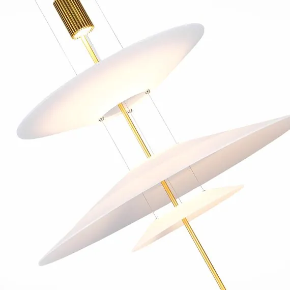 ST LUCE SL6101.213.01 Люстра подвесная ST-Luce Золотистый/Белый LED 1*15W 3000K, изображение 3
