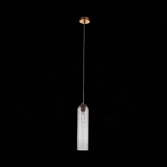 ST LUCE SL1145.343.01 Светильник подвесной ST-Luce Латунь/Дымчатый E27 1*60W, изображение 4