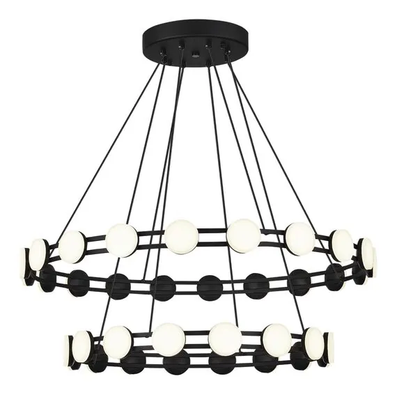 ST LUCE SL6610.403.36 Светильник подвесной ST-Luce черный/белый LED 1*70W 4000K