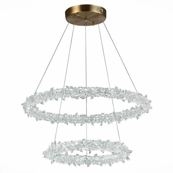 ST LUCE SL6105.203.02 Люстра подвесная ST-Luce Золотистый/Прозрачный LED 1*80W 3000 - 6500K, изображение 7