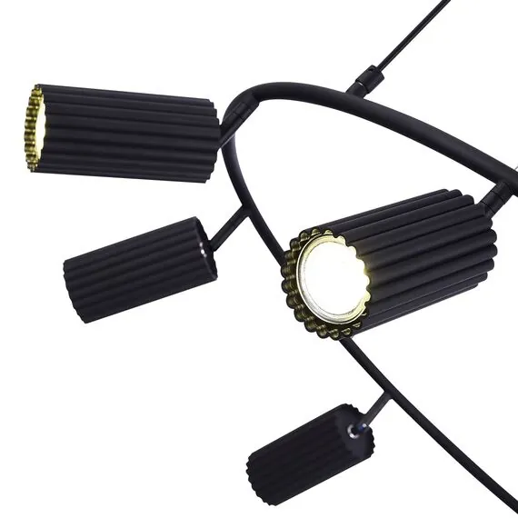 ST LUCE SL1213.403.06 Светильник подвесной ST-Luce Черный/Черный GU10 6*5W 4000K, изображение 8