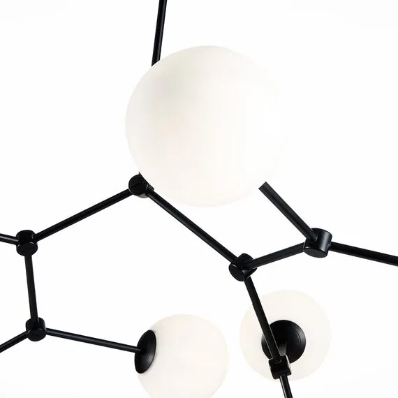 ST LUCE SL1506.403.08 Люстра подвесная ST-Luce Черный/Белый E14 8*40W, изображение 3