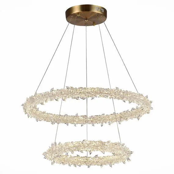 ST LUCE SL6105.203.02 Люстра подвесная ST-Luce Золотистый/Прозрачный LED 1*80W 3000 - 6500K, изображение 3
