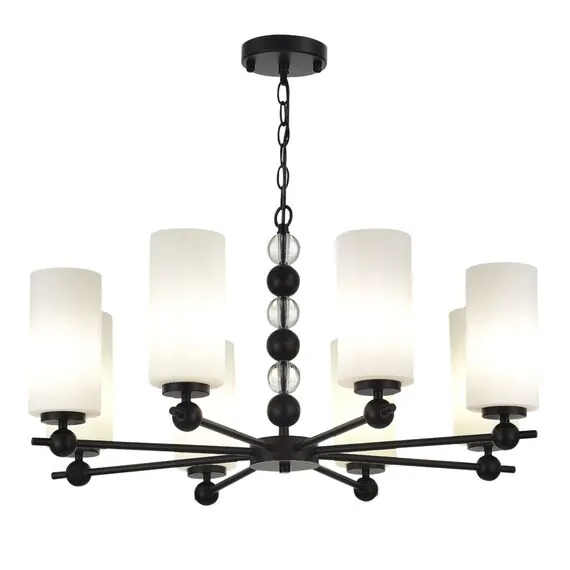 ST LUCE SL2003.403.08 Светильник подвесной ST-Luce черный/белый E27 8*40W