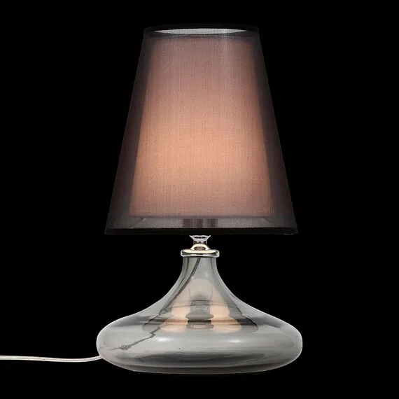 ST LUCE SL974.404.01 Прикроватная лампа ST-Luce Хром, Дымчатый/Черный, Белый E27 1*60W, изображение 4