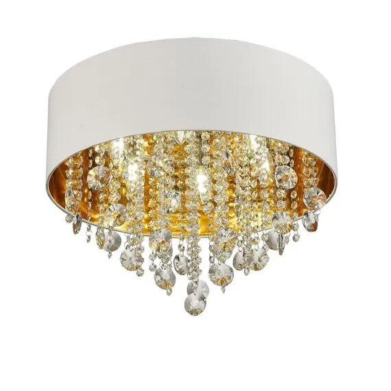 ST LUCE SL1350.502.06 Светильник потолочный ST-Luce Хром/Белый, Золотистый, Прозрачный E14 6*40W, изображение 3