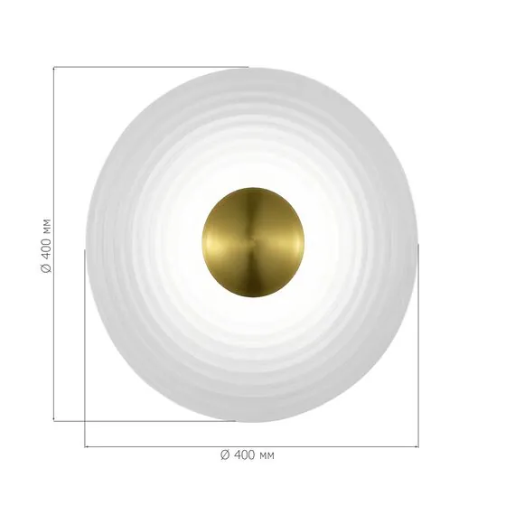 ST LUCE SL6125.311.01 Светильник настенный ST-Luce Латунь/Прозрачный LED 1*6W 3000K, изображение 4