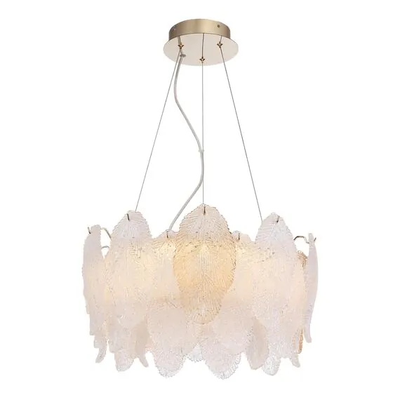 ST LUCE SL6135.203.01 Светильник подвесной ST-Luce золото/прозрачный, янтарный LED 1*30W 3000K, изображение 3
