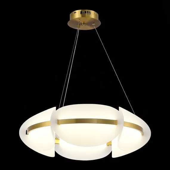 ST LUCE SL1304.203.45 Люстра подвесная ST-Luce Золотистый/Белый LED 1*45W 3000K, изображение 4