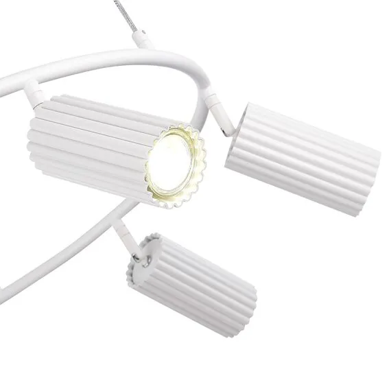 ST LUCE SL1213.503.06 Светильник подвесной ST-Luce Белый/Белый GU10 6*5W 4000K, изображение 3