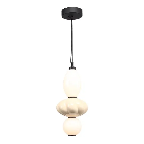 ST LUCE SL6134.413.01 Светильник подвесной ST-Luce черный/желтый, опаловый LED 1*18W 3000K, изображение 5