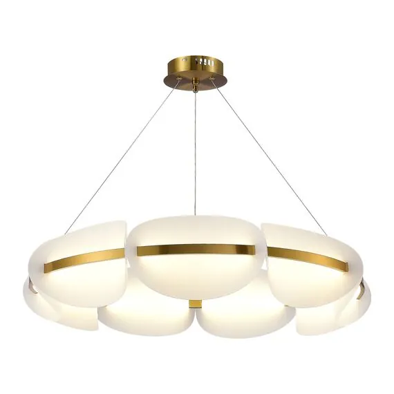ST LUCE SL1304.203.56 Люстра подвесная ST-Luce Золотистый/Белый LED 1*56W 3000K, изображение 2
