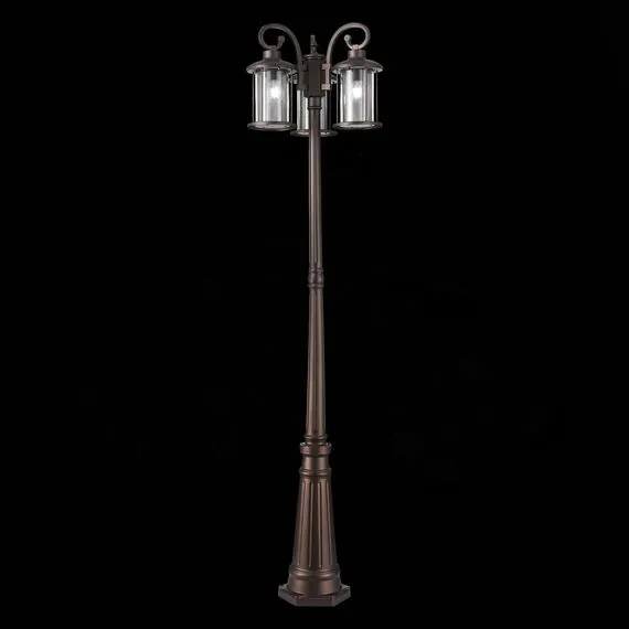 ST LUCE SL080.425.03 Светильник уличный наземный ST-Luce Темный кофе/Прозрачный, Темный кофе E27 3*100W, изображение 4