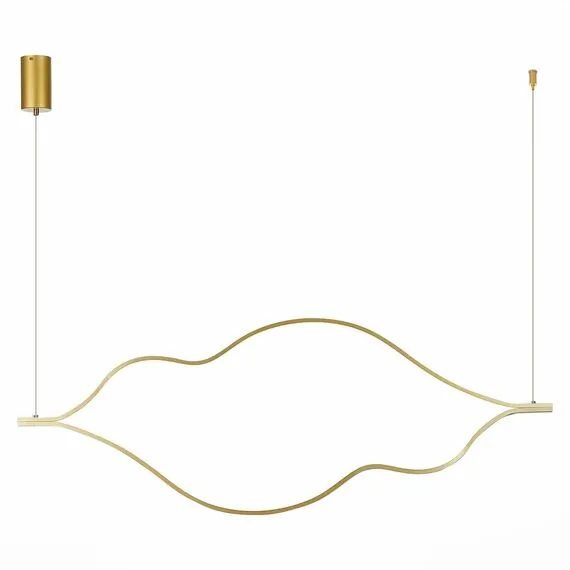 ST LUCE SL6106.203.45 Светильник подвесной ST-Luce Золотистый/Белый LED 1*45W 4000K, изображение 2
