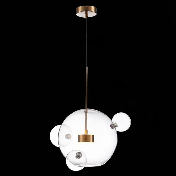 ST LUCE SL1133.203.01 Светильник подвесной ST-Luce Латунь/Прозрачный LED 1*14W 3000K, изображение 4