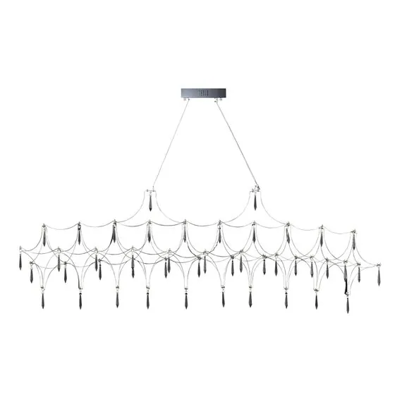 ST LUCE SL6603.103.23 Светильник подвесной ST-Luce Хром/Прозрачный LED 1*23W 4000K