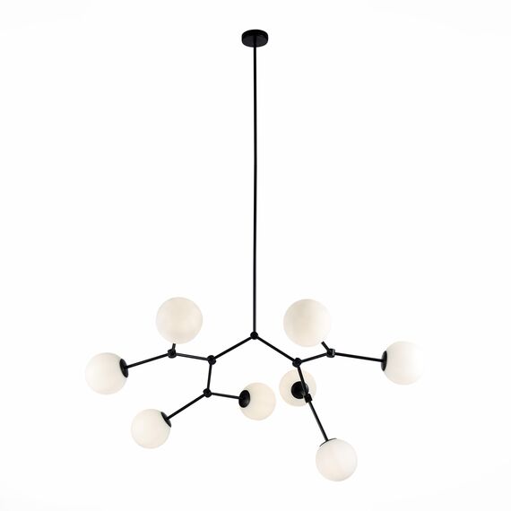 ST LUCE SL1506.403.08 Люстра подвесная ST-Luce Черный/Белый E14 8*40W, изображение 2