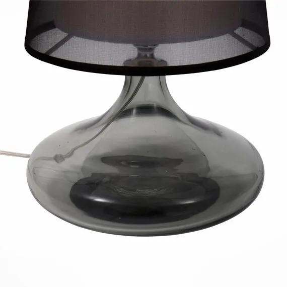 ST LUCE SL974.404.01 Прикроватная лампа ST-Luce Хром, Дымчатый/Черный, Белый E27 1*60W, изображение 3
