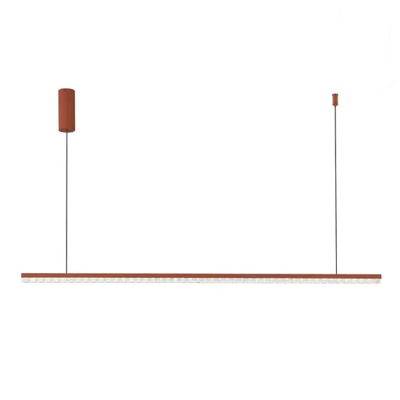 ST LUCE SL1018.613.01 Светильник подвесной ST-Luce терракотовый/прозрачный LED 1*32W 4000K, изображение 2