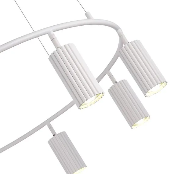 ST LUCE SL1213.503.08 Светильник подвесной ST-Luce Белый/Белый GU10 8*5W 4000K, изображение 7