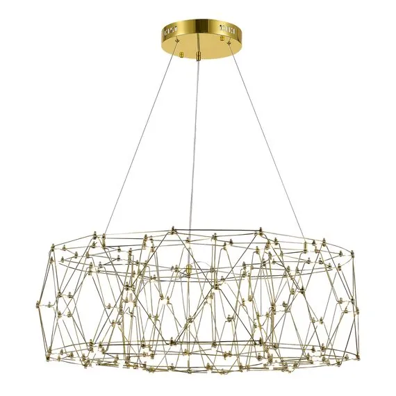 ST LUCE SL6602.203.48 Светильник подвесной ST-Luce Золотистый/Прозрачный LED 1*48W 4000K, изображение 3
