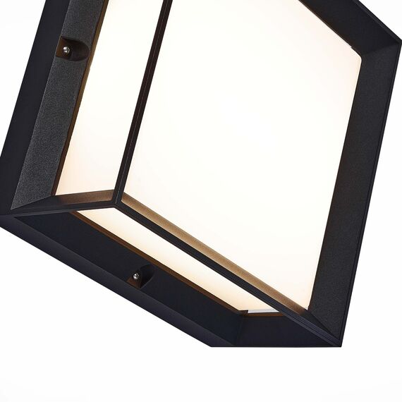 ST LUCE SL077.402.01 Светильник уличный потолочный ST-Luce Черный/Белый LED 1*12W 3000K, изображение 3