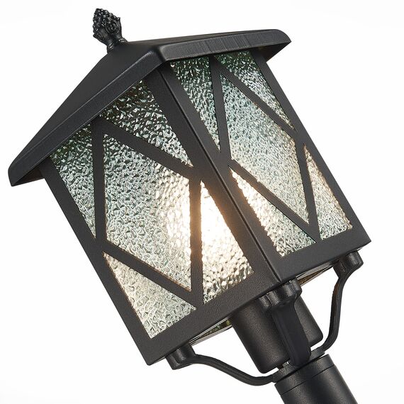 ST LUCE SL084.415.01 Светильник уличный наземный ST-Luce Черный/Черный, Прозрачный E27 1*60W, изображение 3