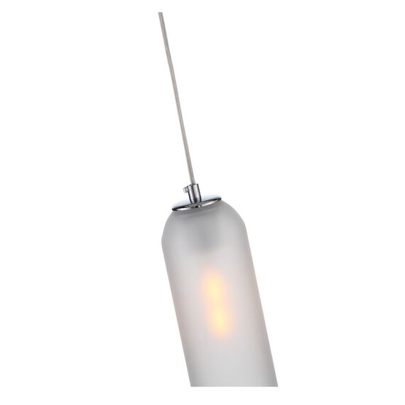 ST LUCE SL1145.153.01 Светильник подвесной ST-Luce Хром/Белый E27 1*60W, изображение 3