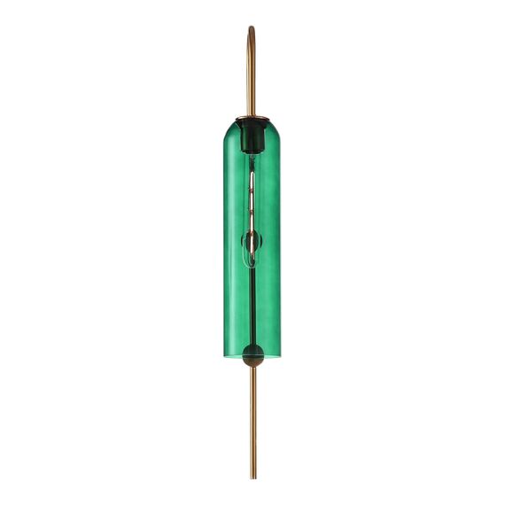 ST LUCE SL1145.381.01 Светильник настенный ST-Luce Латунь/Зелёный E27 1*60W, изображение 2