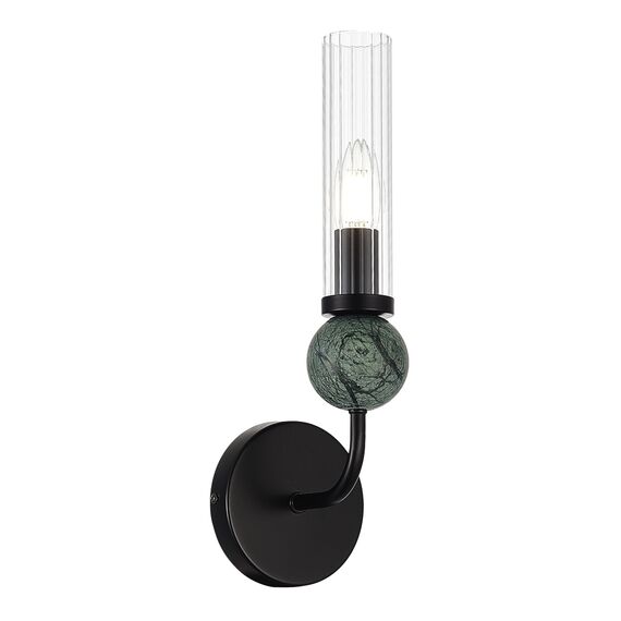 ST LUCE SL1244.401.01 Светильник настенный ST-Luce черный/прозрачный E14 1*40W