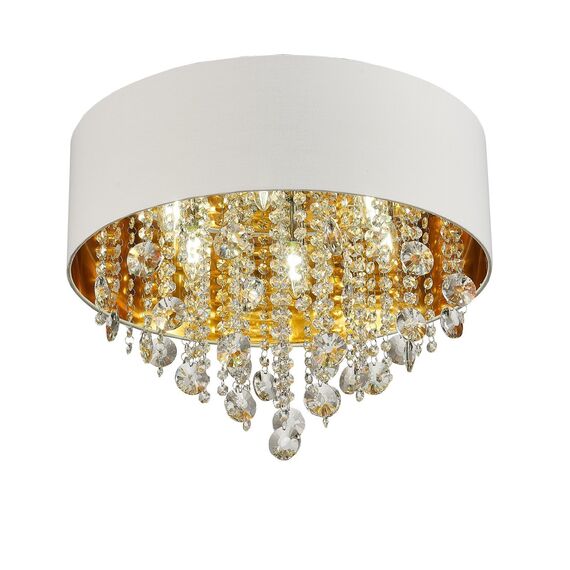 ST LUCE SL1350.502.06 Светильник потолочный ST-Luce Хром/Белый, Золотистый, Прозрачный E14 6*40W, изображение 3