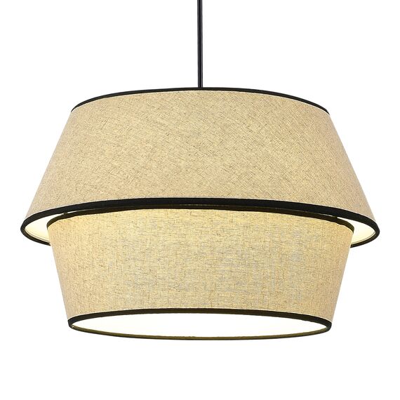 ST LUCE SL1354.413.01 Светильник подвесной ST-Luce Черный/Бежевый, Черный E27 1*40W, изображение 3