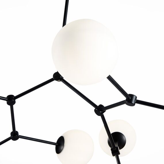ST LUCE SL1506.403.08 Люстра подвесная ST-Luce Черный/Белый E14 8*40W, изображение 3