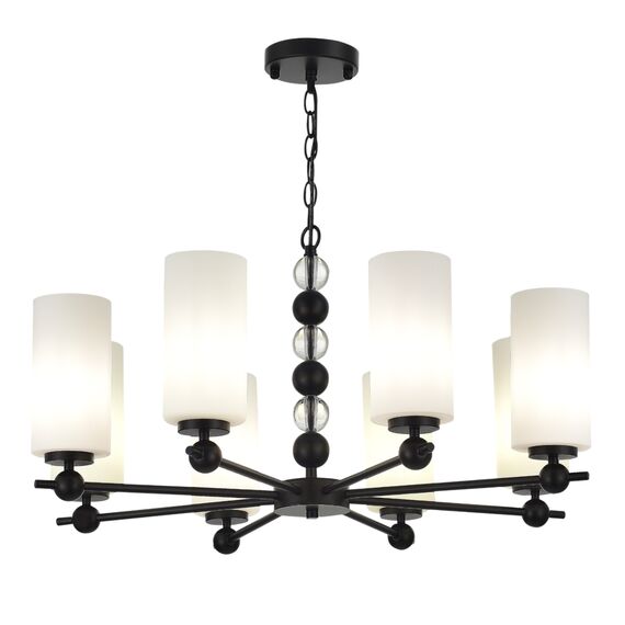 ST LUCE SL2003.403.08 Светильник подвесной ST-Luce черный/белый E27 8*40W