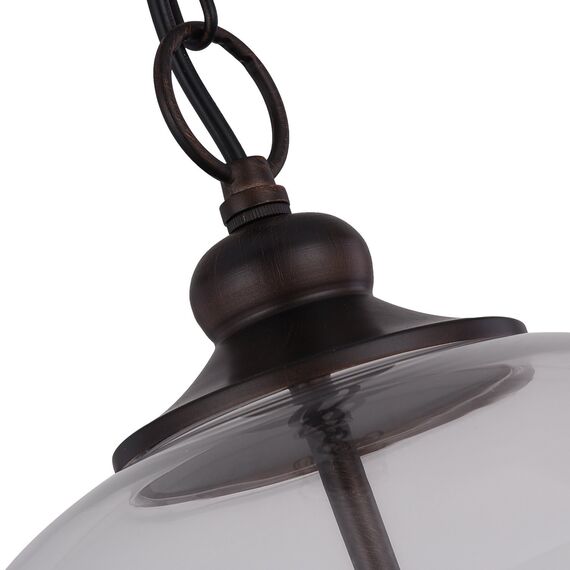 ST LUCE SL362.303.03 Светильник подвесной ST-Luce Черный/Прозрачный E14 3*60W, изображение 3