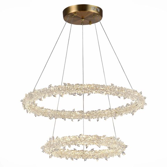ST LUCE SL6105.203.02 Люстра подвесная ST-Luce Золотистый/Прозрачный LED 1*80W 3000 - 6500K, изображение 3