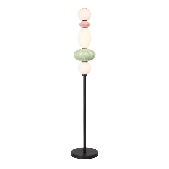 ST LUCE SL6134.405.01 Светильник напольный ST-Luce черный/розовый, зелёный, опаловый LED 1*20W 3000K, изображение 7